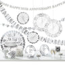 Amscan - Ensemble De Décorations 25E Anniverssaire Mariage (10) - Party Shop
