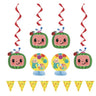 Unique - Ensemble De Décorations À Suspendre (7) - Cocomelon - Party Shop