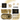 Santex - Ensemble de Décorations de Fête - Noir et Or - 50 ans - Party Shop