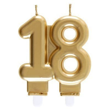 Santex - Ensemble de décorations de Fête -  Or et Blanc - 18 ans - Party Shop