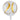Santex - Ensemble de décorations de Fête -  Or et Blanc - 20 ans - Party Shop