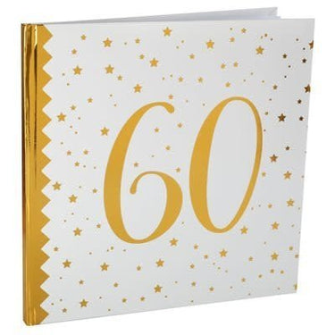 Santex - Ensemble de décorations de Fête -  Or et Blanc - 60 ans - Party Shop