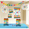 Amscan - Ensemble De Décorations Multicolore - Ajoutez Votre Âge! - Party Shop