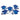 Amscan - Ensemble De Décorations Pour Table - Graduation (Bleu) - Party Shop