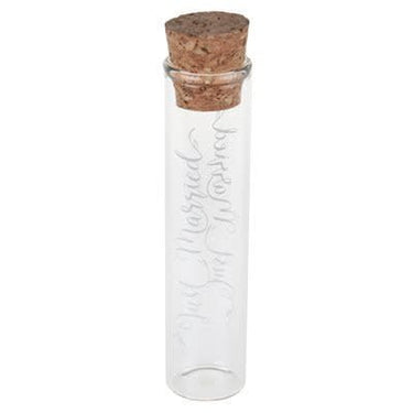 Santex - Eprouvettes Just Married Transparent  2.2 X 10 Cm Boîte De 48 - Party Shop