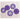 Amscan - Éventail En Papier 5" (5) Mauve - Party Shop