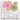 Amscan - Éventails En Papier Et Brillants - Pastel Et Or - Party Shop