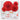 Amscan - Éventails En Papier Et Brillants - Rouge - Party Shop