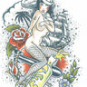 TINSLEY - Extra Large Tattoo - Marine - Party Shop