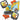 Procos - Bouquet de 5 Ballons Mylar - Construction - Party Shop