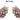 SKS - Faux Cils Plume - Brun Et Blanc - Party Shop