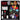 Festive Colossal makeup kit with 12-color tray, crayons, fake blood, glitter gel, and applicators – perfect for Halloween or cosplay looks - FunWorld - Party Shop