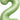 Ballon Mylar Supershape - Chiffre 2 vert Mat pastel