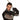 RUBIES - Gants De Roi Noir - Party Shop
