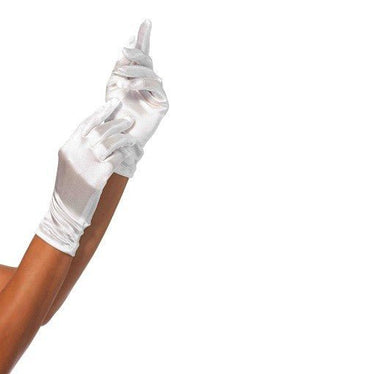 Leg Avenue - Gants De Satin Court - Party Shop