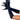 Leg Avenue - Gants Noir En Vinyl Avec Griffe - Party Shop