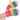 Amscan - Gants Sans Doigts - Arc En Ciel - Party Shop