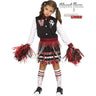 Official Ghost Face® cheerleader costume for girls – includes dress, socks, and pom-poms – perfect for spooky Halloween fun - FunWorld - Party Shop