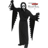 Ghost Face® teen costume with hooded robe, tie belt, and official Scream mask. Perfect for Halloween horror parties and scary cosplay. - FunWorld - Party shop