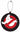 Trick or Treat Studios- Ghostbusters "No Ghost" car air freshener by Trick or Treat Studios – retro horror scent accessory for Halloween or geek car decor.- Party Shop