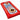 RUBIES - Glacière Gonflable Pour Buffet - Luau Rouge - Party Shop