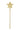 KBW Global - Baguette d’Ange Pailletée 17 po – Argent ou Or – Accessoire Costume - Party Shop