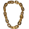 underwraps - Gold Hip Hop Chain – Bling bling rapper necklace costume accessory for Halloween, carnival, 80s 90s themed parties and streetwear cosplay- Party Shop