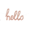 North Star Balloon - Guirlande De Ballons 30Po X 20Po Mylar Hello Rose Gold - Party Shop