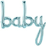 North Star Balloon - Guirlande De Ballons 31Po X 34Po Mylar Baby Bleu - Party Shop