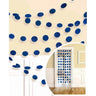 Amscan - Guirlande De Rond Scintillants (6) - Bleu Royal - Party Shop