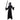 Haunted Mirror Ghoul child costume with black robe, hooded mirror mask, gloves, and belt – spooky Halloween outfit for kids - FunWorld - Party shop