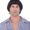 WESTBAY - High-quality 60s style black wig for men – retro Godfather look, perfect for costumes, Halloween, or vintage-themed parties - Party Shop