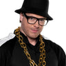 underwraps - Hip Hop accessory set with hat for rapper or 80s 90s costume. Urban streetwear accessory perfect for Halloween, carnival, cosplay and themed parties.
- Party Shop