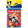 Unique - Invitations (8) - Mickey Mouse - Party Shop