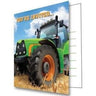 Creative Converting - Carte d'Invitation (8) - Tracteur Vert - Party Shop