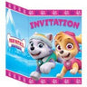 Unique - Invitations - Pat' Patrouille Stella Et Everest (8) - Party Shop