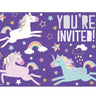 Unique - Invitations (8) - Licornes - Party Shop