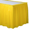 Amscan - Jupe De Table En Plastique (21Pi X 29Po) - Jaune - Party Shop