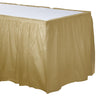 Amscan - Jupe De Table En Plastique (21Pi X 29Po) - Or - Party Shop