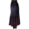 RUBIES - Jupe Sirène En Velour Noir - Party Shop