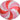 Ballon Mylar 18po Bonbon Peppermint Rose