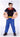 FUN WORLD - Kids Popeye costume with shirt, pants, muscle arms, belt, and hat – classic cartoon Halloween outfit for boys – fun and comfortable cosplay look - Party Shop