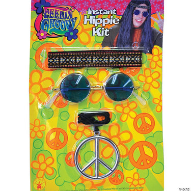 RUBIES - Kit D'Accessoires Pour Homme - Hippie - Party Shop