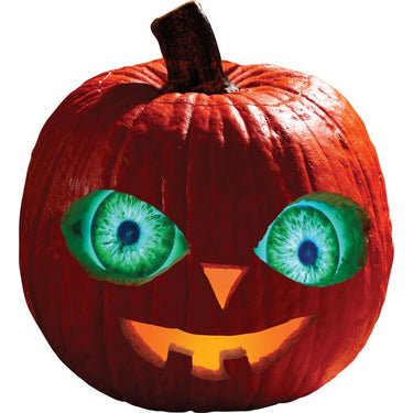 FUN WORLD - Kit Décoration De Citrouille Avec Yeux Lumineux - Party Shop