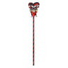 Amscan - Krazed jester cane – spooky Halloween accessory for clown or evil jester costumes. Perfect prop for haunted houses, cosplay, carnival & scary parties. - Party Shop