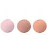 Amscan - Lanternes (3) En Papier 9.5Po - Rose - Party Shop