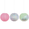Amscan - Lanternes 9 1/2" (3) - Iridescent - Party Shop