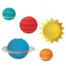 Amscan - Lanternes En Papier (5) - Systeme Solaire - Party Shop
