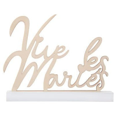 Santex - Lettres Vive Les Mariés Naturel - Party Shop