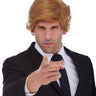 WESTBAY - Light brown boss wig for men – Retro 80s office-style costume accessory - Party Shop